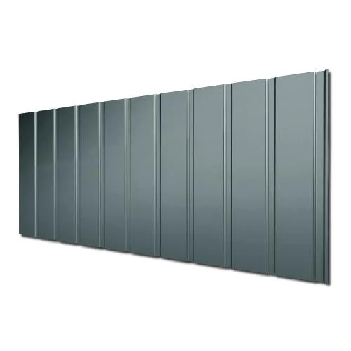 Preview: Sind Sie schon einer Feh begegnet? Nein? Wir hätten da was für Sie: Trapezblech T-7W/1175 in RAL7000 Fehgrau - holt auch keine Milchzähne ab, sieht an Ihrer Wand aber bezaubernd aus.